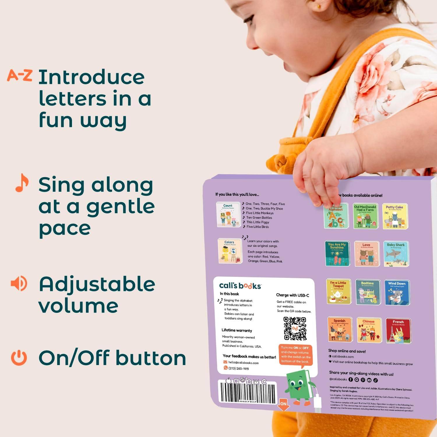 image:imageCalis Books ABC amp Count Bundle Educational Learning Toys for Toddlers Number Alphabet Music Book for 1 Year Old
