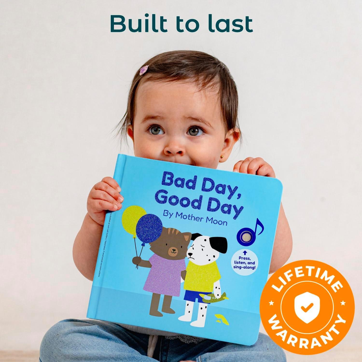 image:imageCalis Books Bad Day Good Day Emotions Books by Mother Moon Feelings Book for Toddlers 13 Musical Books for Kids Interactive Toddler Sound Book Montessori Learning Music Toys