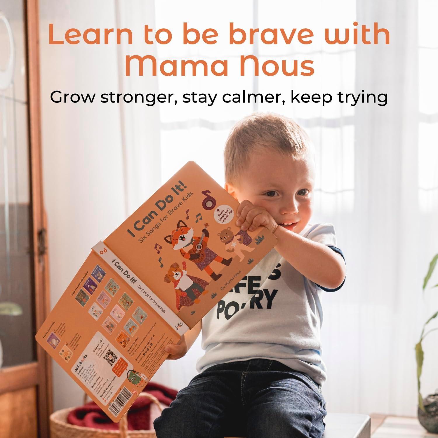 image:imageCalis Books Music Book for Toddlers 13 Years Old I Can Do It by Mama Nous Musical Book with Headphone Jack Interactive Baby Sound Book Singing Toy Children Girls Learning Song Toy Toddler Boys