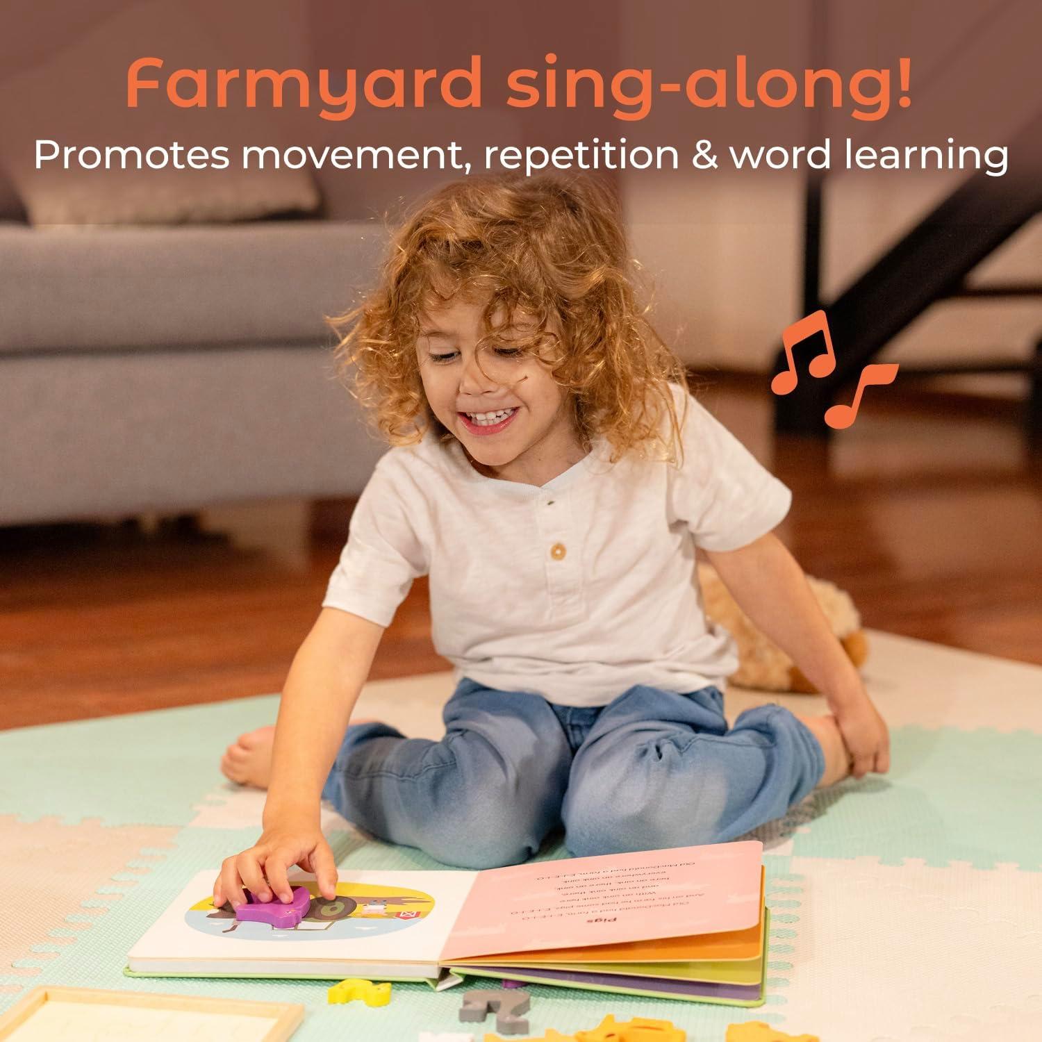 image:imageCalis Books Old MacDonald Had a Farm Music Book for Toddlers 13 Years Old Nursery Rhymes Musical Books Interactive Baby Sound Book Singing Toy for Children Girls Learning Song Toys Toddler Boys