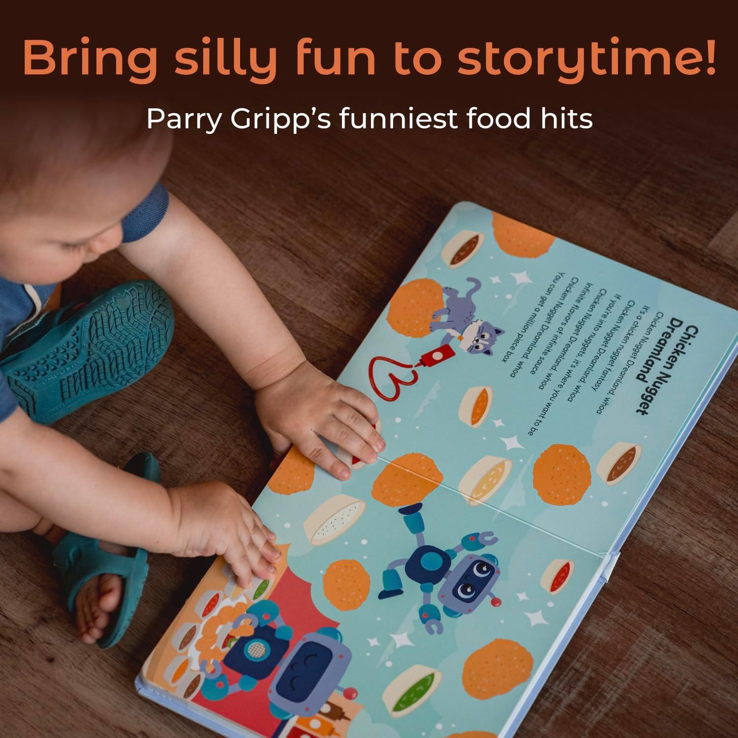 image:imageCalis Books Pancake Robot by Parry Gripp Music Book Toddlers 13 Years Old Food amp Snack Songs Musical Book Headphone Jack Sound Book Singing Toy Children Girls Learning Song Toy Toddler Boys