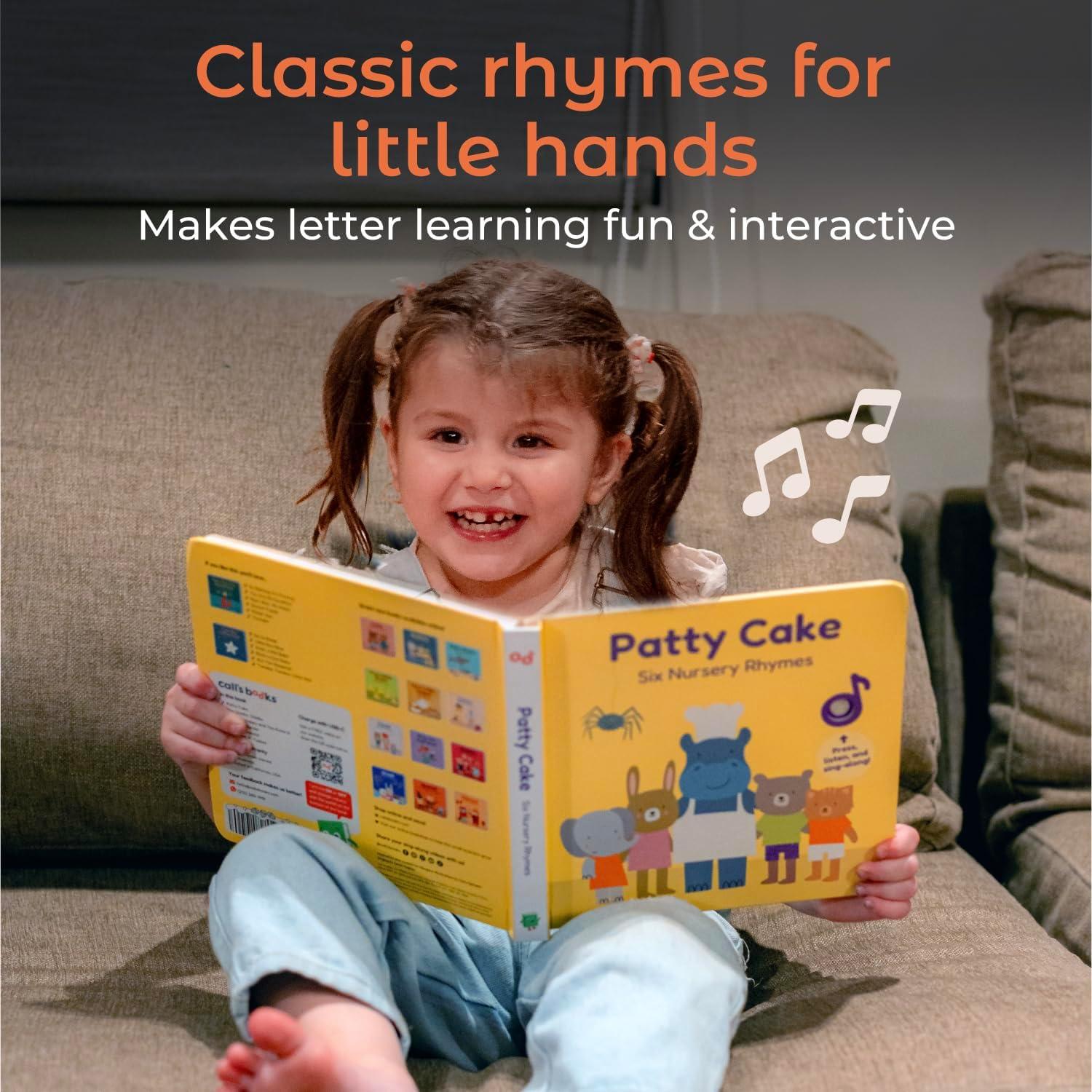 image:imageCalis Books Patty Cake Nursery Rhymes Interactive Books for 1 Year Old Sound Book for Toddlers 13 Perfect 1 Year Old Girl Musical Book for Toddlers 6 Favorite Songs