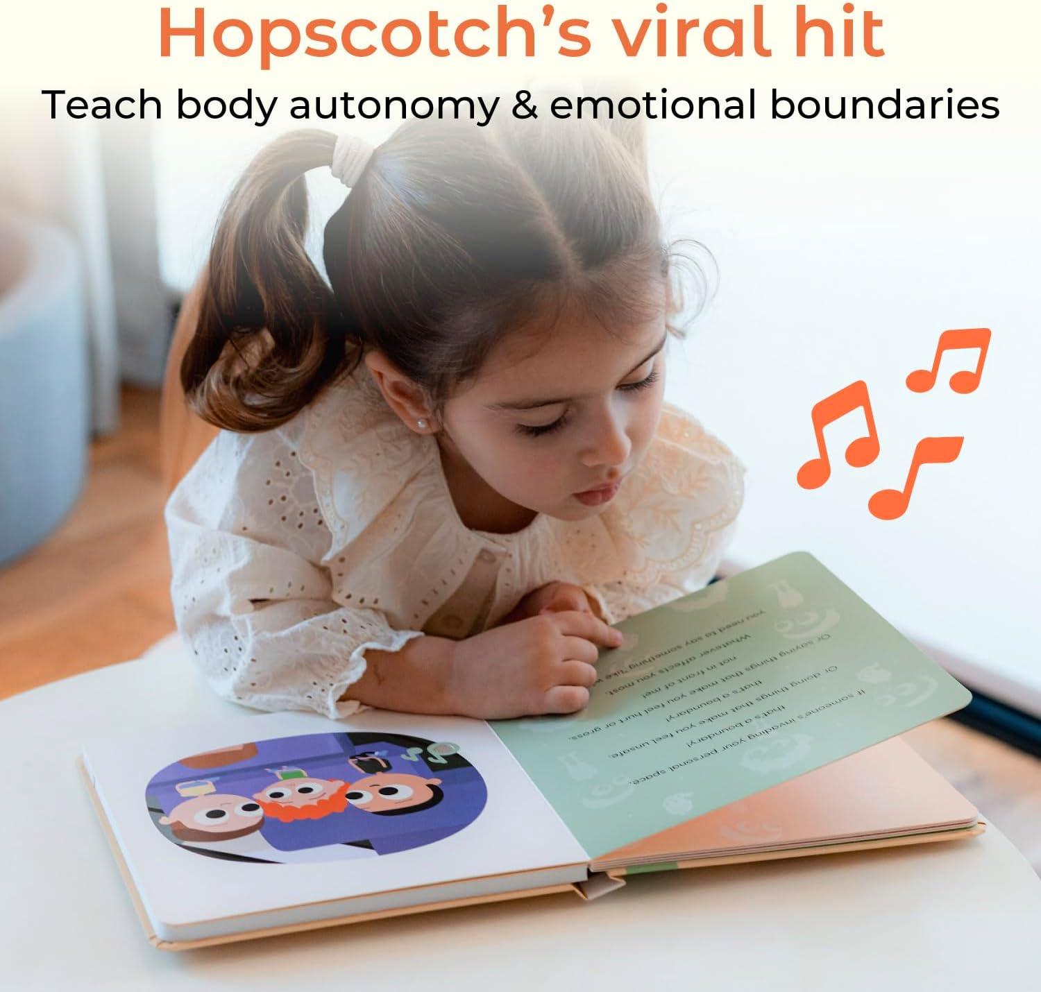 image:imageCalis Books The Boundaries Song by Hopscotch Feelings Musical Book for Toddlers 13 Years Old Music Books for Kids Emotion Singing Toy for Children Girls Baby Sound Toys for Toddler Boys