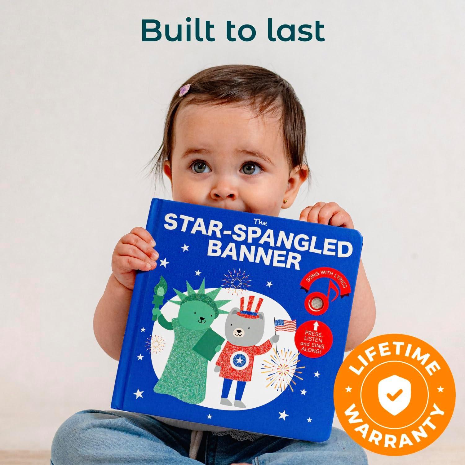 image:imageCalis Books The StarSpangled Banner 4th of July Book for Kids Sound Books for Toddlers 13 Excerpts from The First Verse of The United States National Anthem