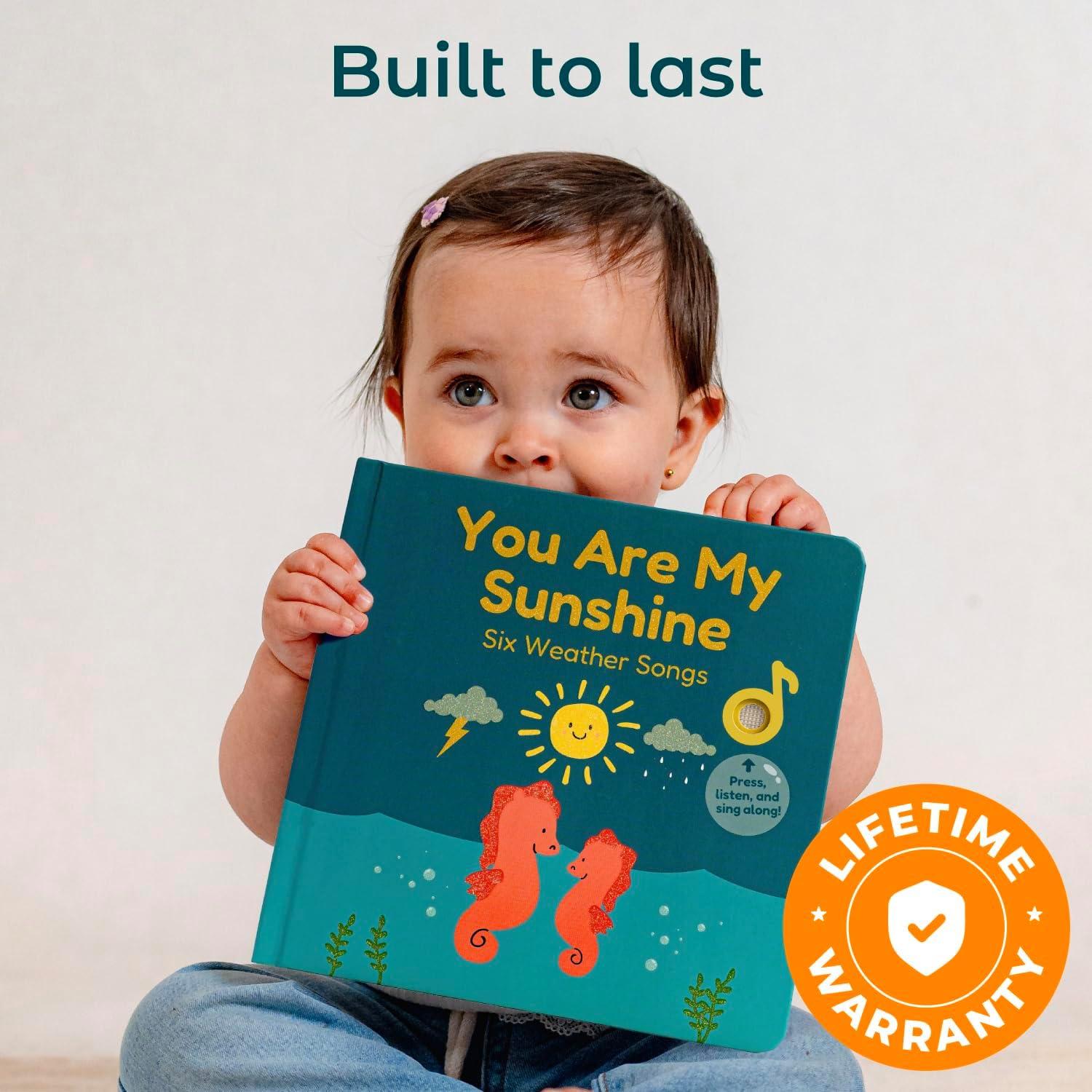 image:imageCalis Books You Are My Sunshine Music Book Toddlers 13 Years Old Nursery Rhymes Musical Book Headphone Jack Interactive Baby Sound Book Singing Toy Children Girls Learning Song Toy Toddler Boys
