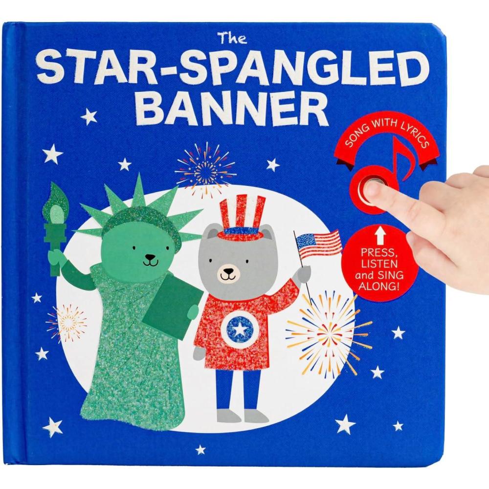 image:imageCalis Books The StarSpangled Banner 4th of July Book for Kids Sound Books for Toddlers 13 Excerpts from The First Verse of The United States National Anthem
