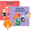 image:imageCalis Books Shapes amp ABC Sound Book  Toddler Music Sound Book Bundle Educational Learning Toys for Toddlers Alphabet Shape Singing Toy